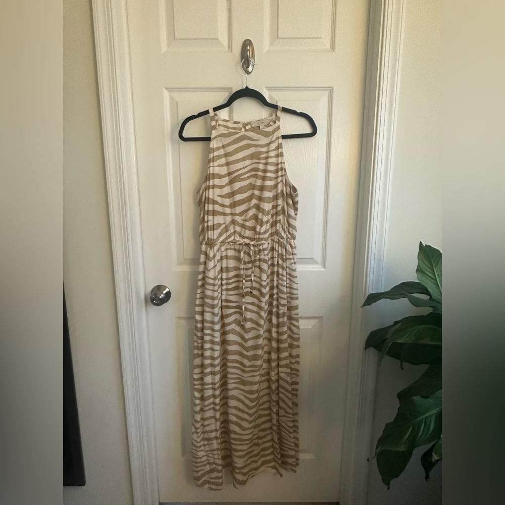 Loft Animal print maxi